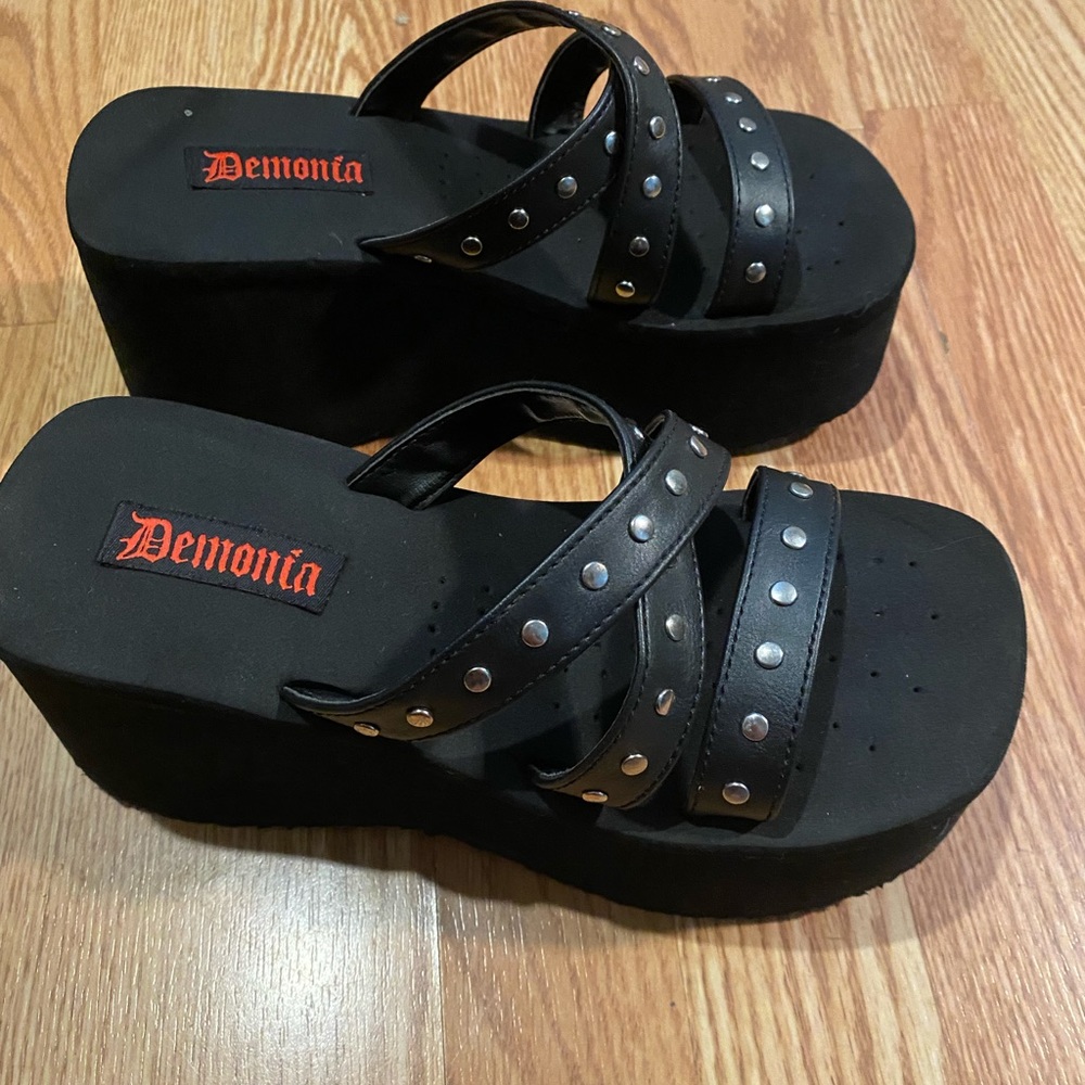 Demonia platform sandals